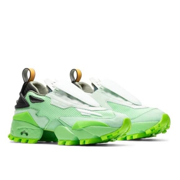 NWT PYER MOSS X REEBOK Experiment 4 Trail Fury Grass In Celadon Greene Size 11.5 - Picture 2 of 14